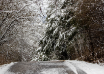 snowy road